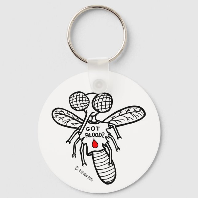 Got Blood? Key Ring (Front)