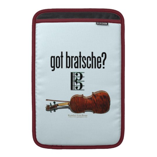 got bratsche? MacBook sleeve
