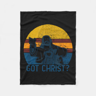 Got Buddy A Christ Christmas Cool Jesus Religious  Fleece Blanket