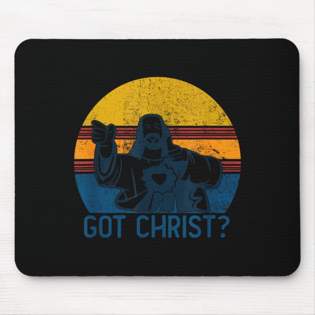 Got Buddy A Christ Christmas Cool Jesus Religious  Mouse Mat (Front)
