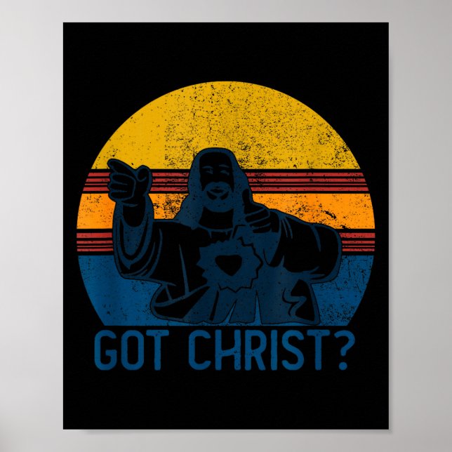 Got Buddy A Christ Christmas Cool Jesus Religious  Poster (Front)
