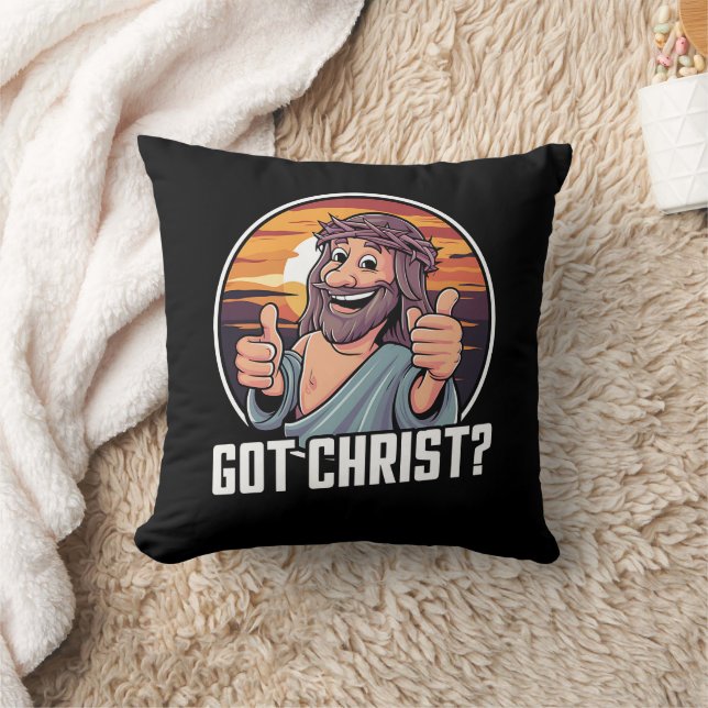 Got Buddy a Christ Christmas Jesus Religious  Cushion (Blanket)