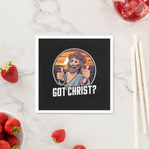 Got Buddy a Christ Christmas Jesus Religious  Napkin