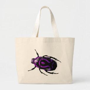 Got Bugs-Wild Coloured Beetle Large Tote Bag