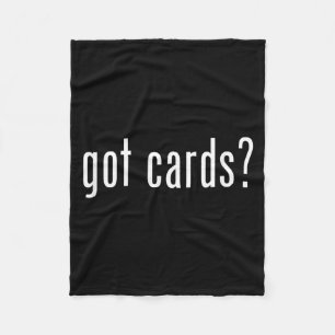 Got Cards_ - Sports Baseball Playing Trading Cards Fleece Blanket