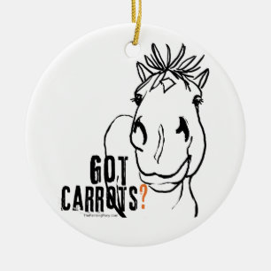 Got Carrots? Ceramic Tree Decoration