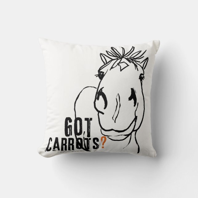 Got Carrots? Cushion (Front)