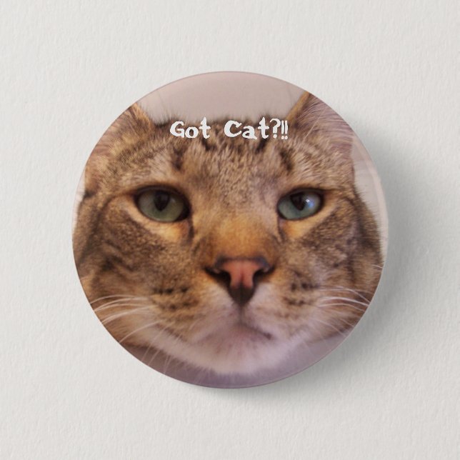 Got Cat 6 Cm Round Badge (Front)
