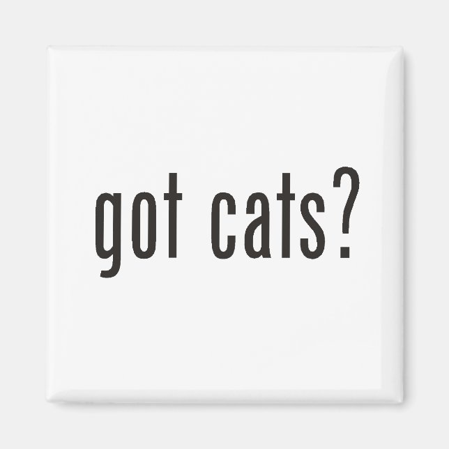 got cats? magnet (Front)