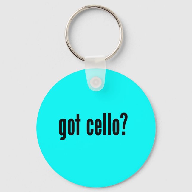 got cello? key ring (Front)