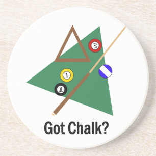 Got Chalk Billiards Coasters