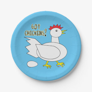 Got Chickens? Paper Plate