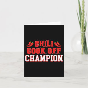 Got Chilli Funny Bbq Cook Off Card