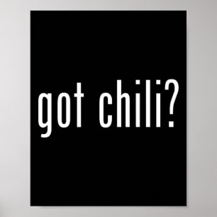 Got Chilli Funny Bbq Cook Off Poster