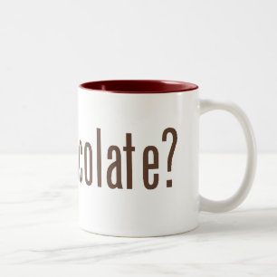 got chocolate? Two-Tone coffee mug