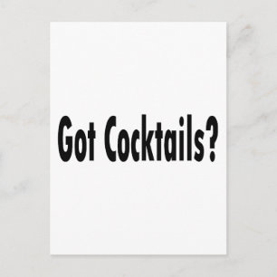 Got Cocktails? Postcard