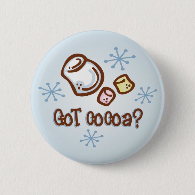 Got Cocoa 6 Cm Round Badge (Front)