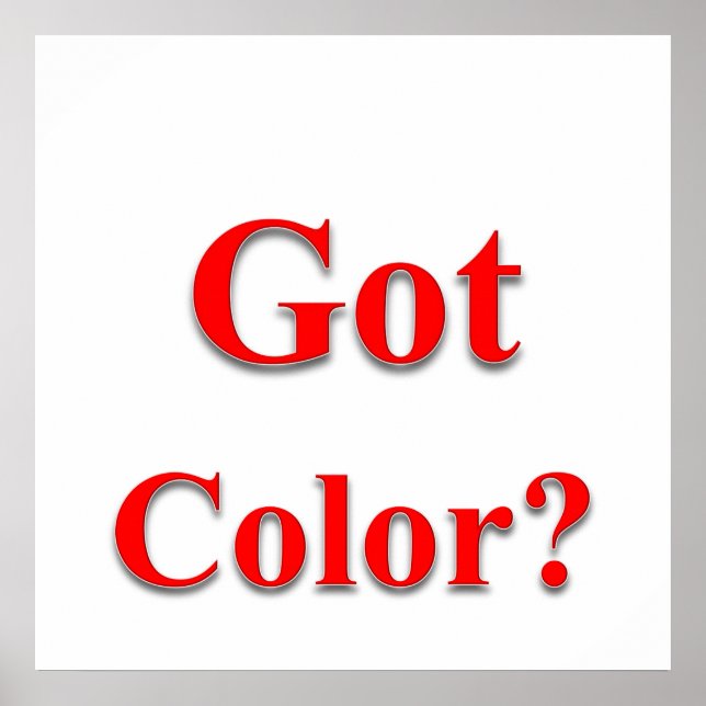 Got Colour Poster Matte (Front)