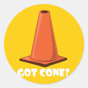 GOT CONE 1t Classic Round Sticker
