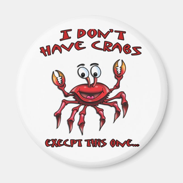 got crabs? magnet (Front)