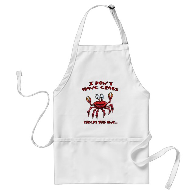 got crabs? standard apron (Front)