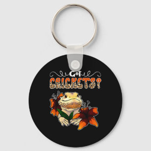 Got Cricket Flowers Cute Bearded Dragon Reptile Lo Key Ring