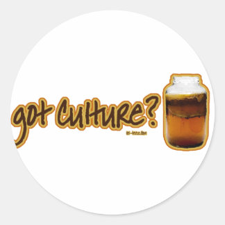 Got Culture? Kombucha Classic Round Sticker