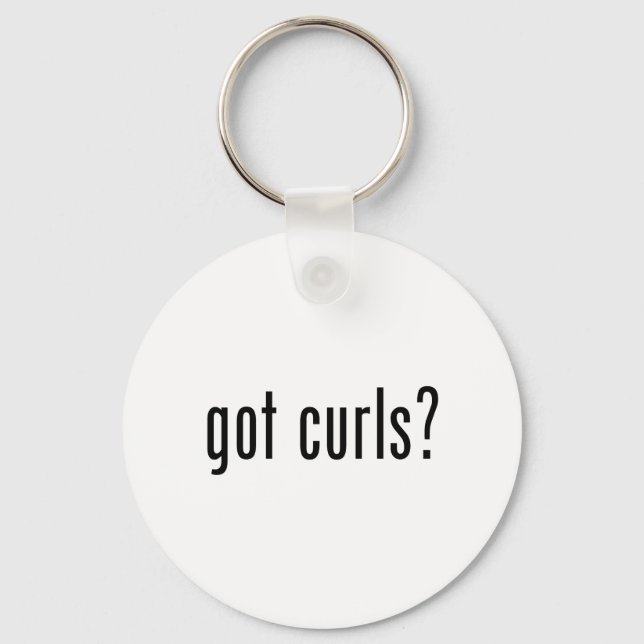 Got Curls? Key Ring (Front)