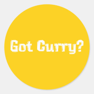 Got Curry Gifts Classic Round Sticker