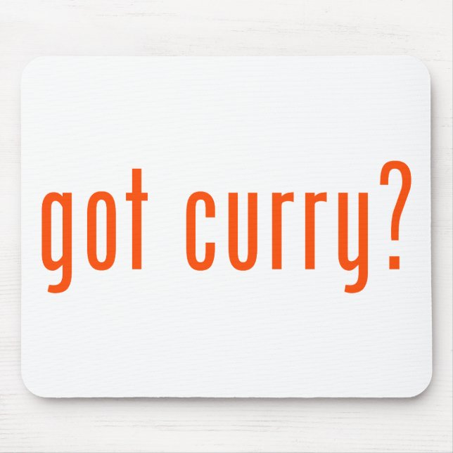 got curry? mouse mat (Front)