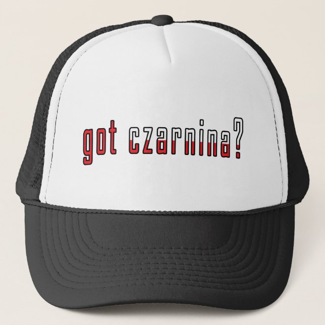 got czarnina? Flag Trucker Hat (Front)