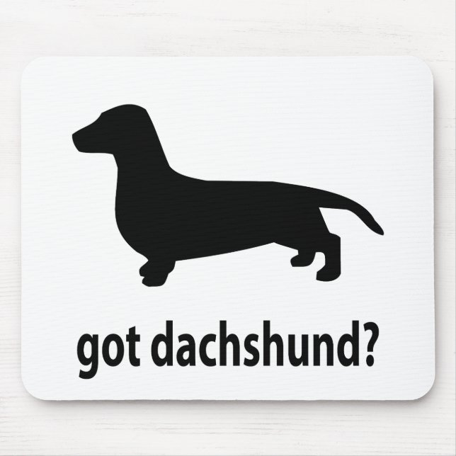 Got Dachshund Mouse Mat (Front)
