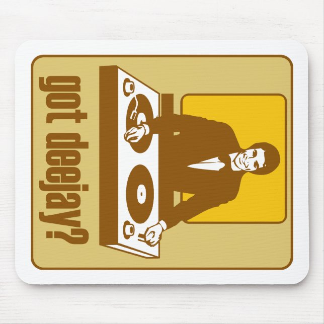 GOT DEEJAY RETRO DJ MOUSE MAT (Front)