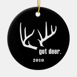 Got deer? Customisable Hunter Success Ornaments