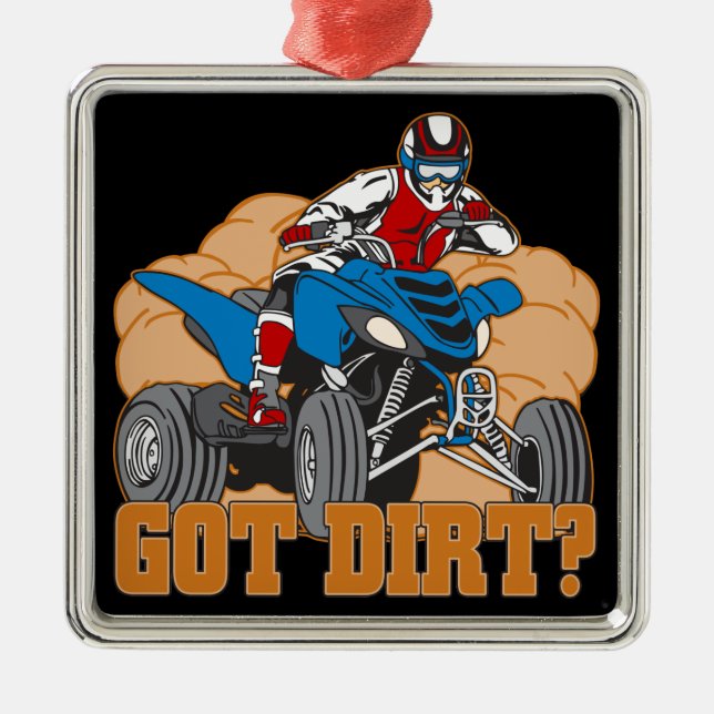 Got Dirt ATV Metal Tree Decoration (Front)