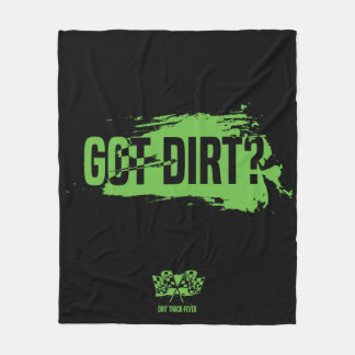Got Dirt? Warm Fleece Blanket