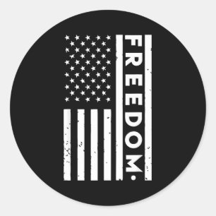 Got Dom Tee Usa Flag For Women And Men Life Classic Round Sticker