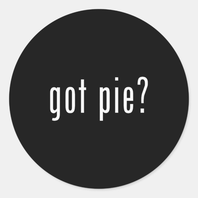 Got E Novelty Funny Baking  Classic Round Sticker (Front)