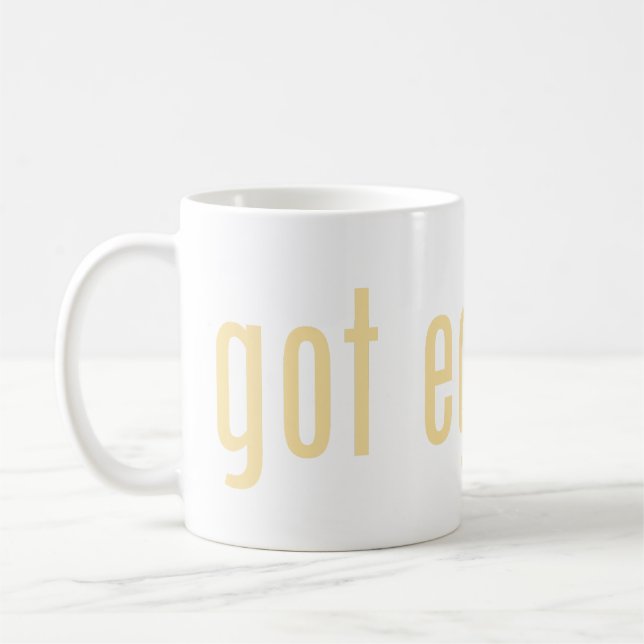got eggnog? coffee mug (Left)