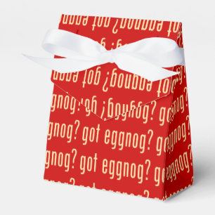 got eggnog? favour box