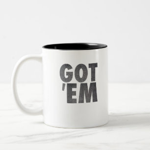 GOT EM CEMENT Two-Tone COFFEE MUG