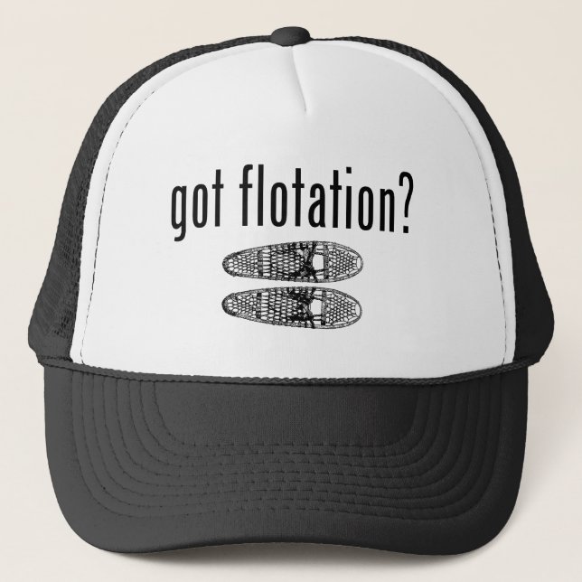 Got Flotation Snowshoes Trucker Hat (Front)