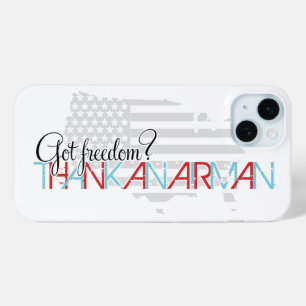 Got Freedom? Thank an Airman iPhone 15 Mini Case
