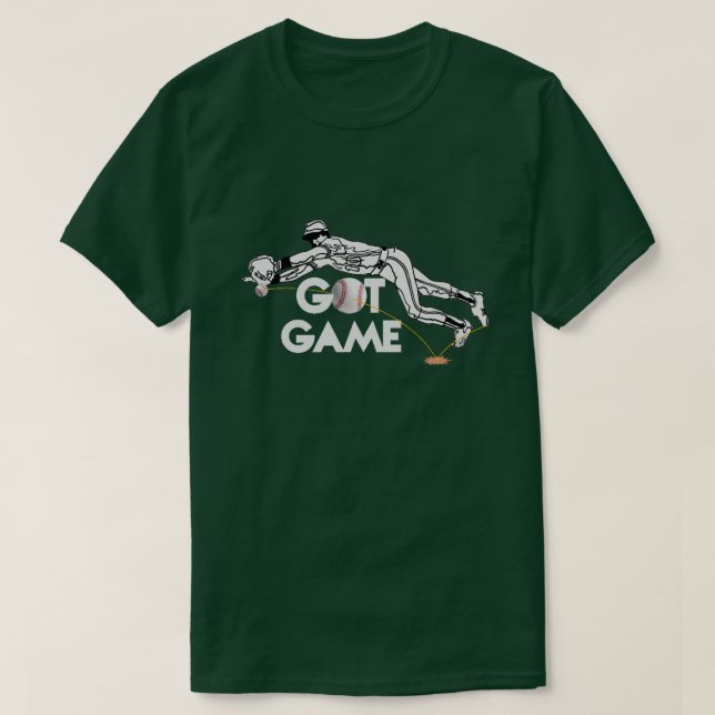 Got Game Baseball T-Shirt (Design Front)