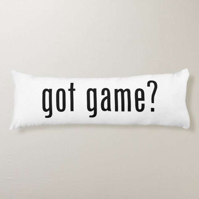 got game? body cushion (Front)