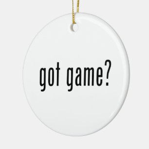got game? ceramic tree decoration
