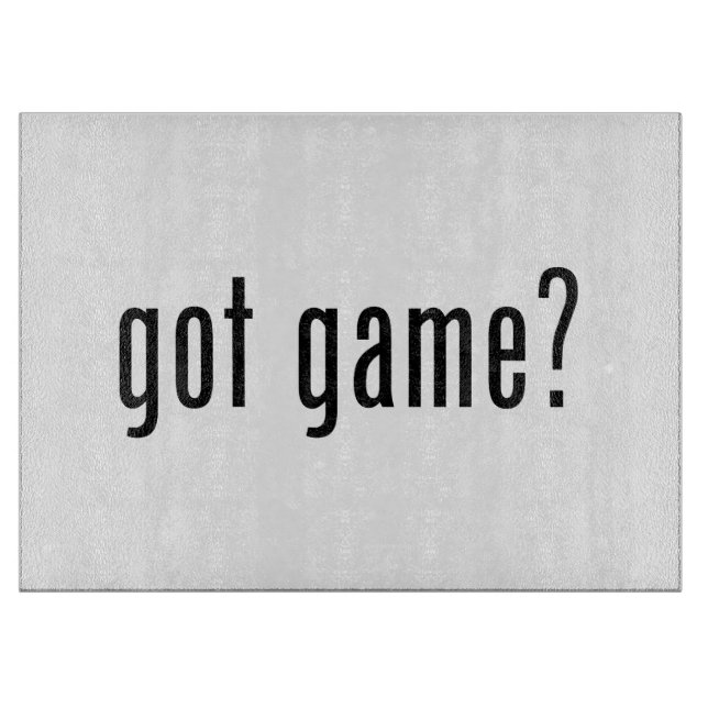 got game? cutting board (Front)
