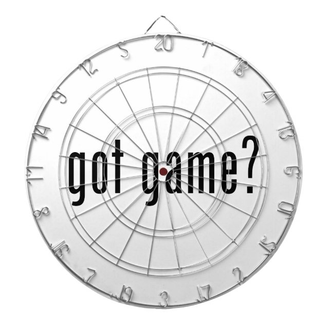 got game? dartboard (Front)