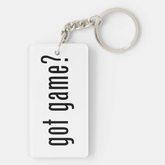 got game? key ring (Back)