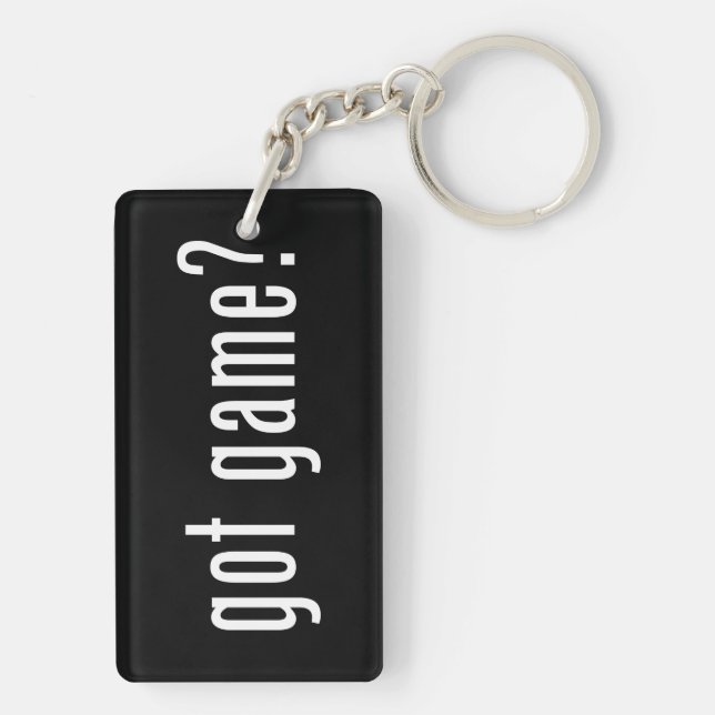 got game? key ring (Back)